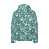 Elephants jungle pattern Kids' Boys' Girls' Padded Hooded Jacket