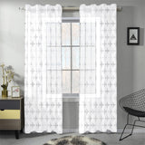 Airplane print pattern Gauze Curtain