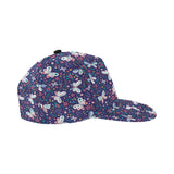 Colorful butterfly flower pattern.eps All Over Print Snapback Cap