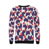 Kangaroo Australian pattern Women's Crew Neck Sweatshirt