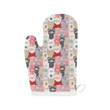 Pig Pattern Print Design 02 Heat Resistant Oven Mitts