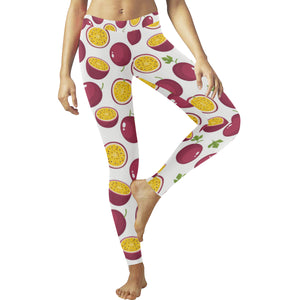 Passion fruit design pattern Women's Legging Fulfilled In US