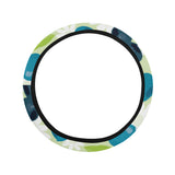 blueberry flower pattern Car Steering Wheel Cover
