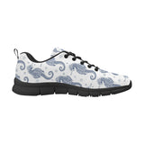 Seahorse pattern background Women's Sneaker Shoes