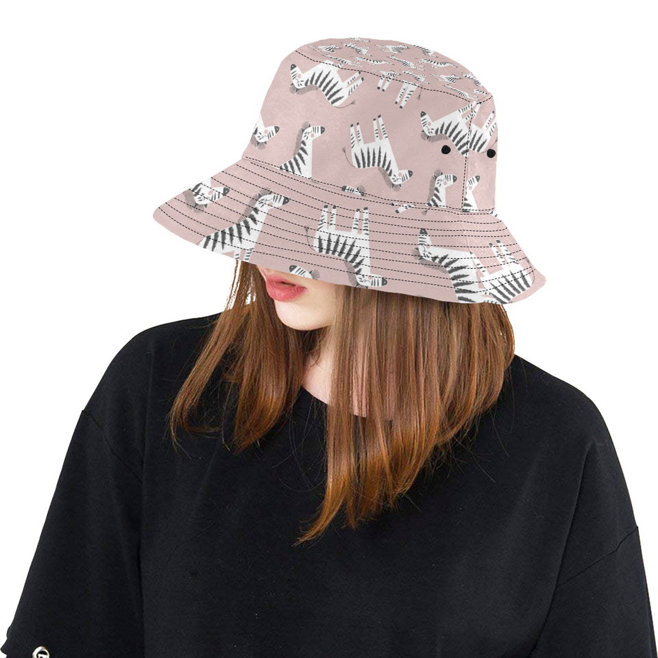 Cute zebra pattern Unisex Bucket Hat