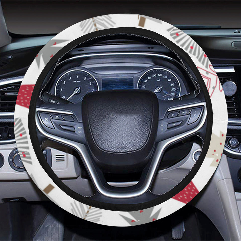Cute Christmas tree pattern Car Steering Wheel Cover
