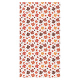 Colorful Maple Leaf pattern Bath Towel