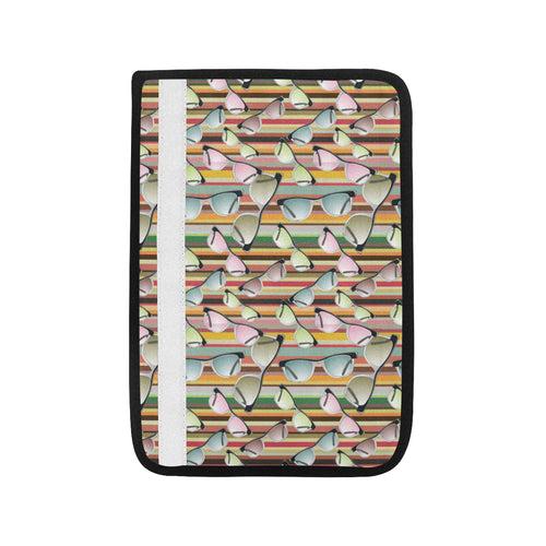 Sun Glasses Pattern Print Design 02 Car Seat Belt Cover