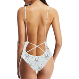 Cute goat design pattern Women's One-Piece Swimsuit