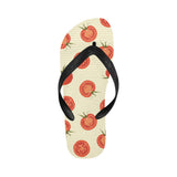 Tomato dot background Unisex Flip Flops
