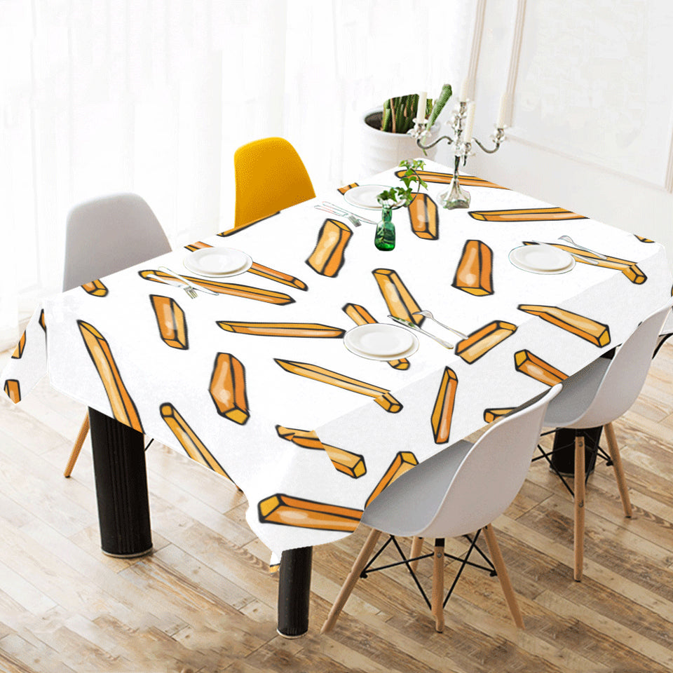 French fries potato pattern Tablecloth