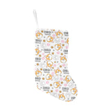 Corgi Dog Pattern Christmas Stocking