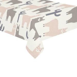 Llama Alpaca pattern Tablecloth