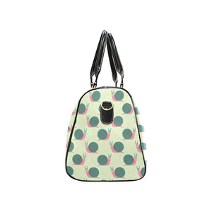 Snail Pattern Print Design 04 Travel Bag