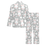 Rabbit cloud Pattern Men's Long Pajama Set