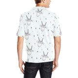 Cute goat design pattern Men's All Over Print Polo Shirt