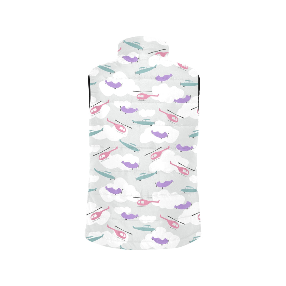 Helicopter plane pattern Men's Padded Vest