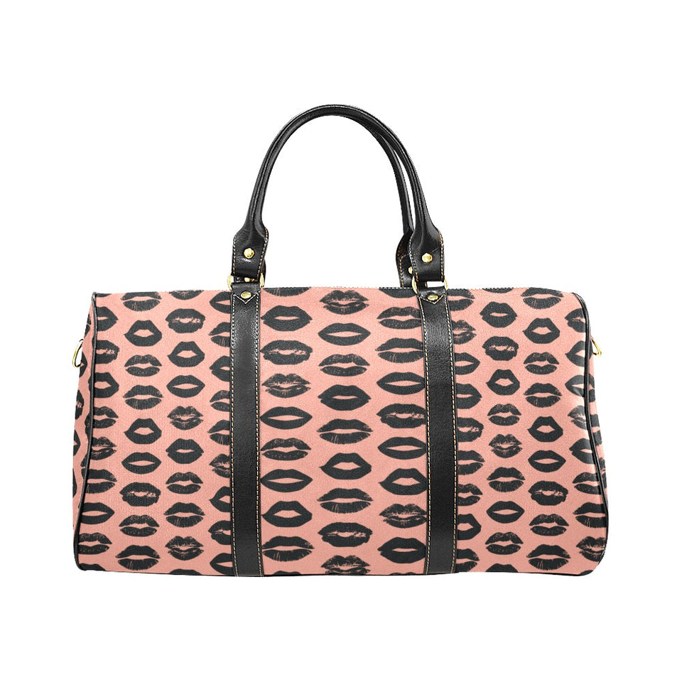 Lips Pattern Print Design 02 Travel Bag