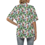 Hummingbird Pattern Print Design 05 Women's All Over Print Hawaiian Shirt