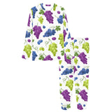 Grape pattern Women's All Over Print Pajama Set