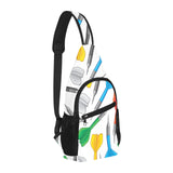 Darts Pattern Print Design 03 All Over Print Chest Bag