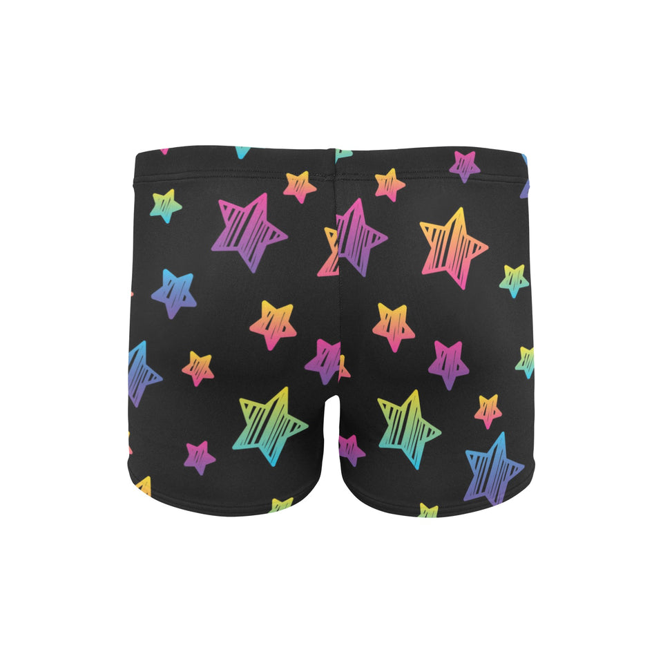 Colorful star pattern Men's Swimming Trunks