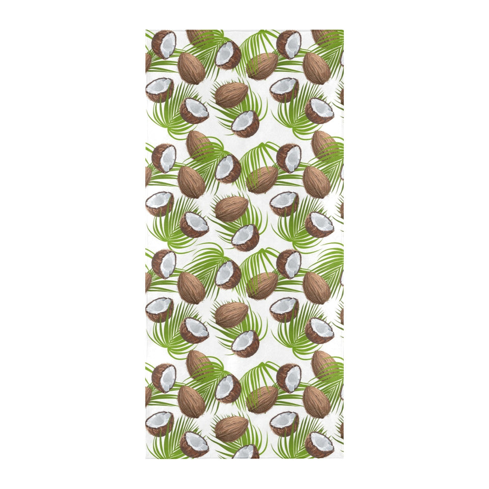 Coconut Pattern Print Design 04 Beach Towel