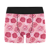 Rose Pattern Print Design 02 Men's All Over Print Boxer Briefs Men's Underwear