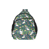 Pelican Pattern Print Design 05 All Over Print Chest Bag