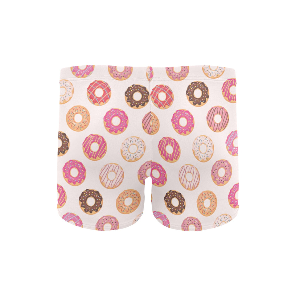 Colorful donut pattern Men's Swimming Trunks