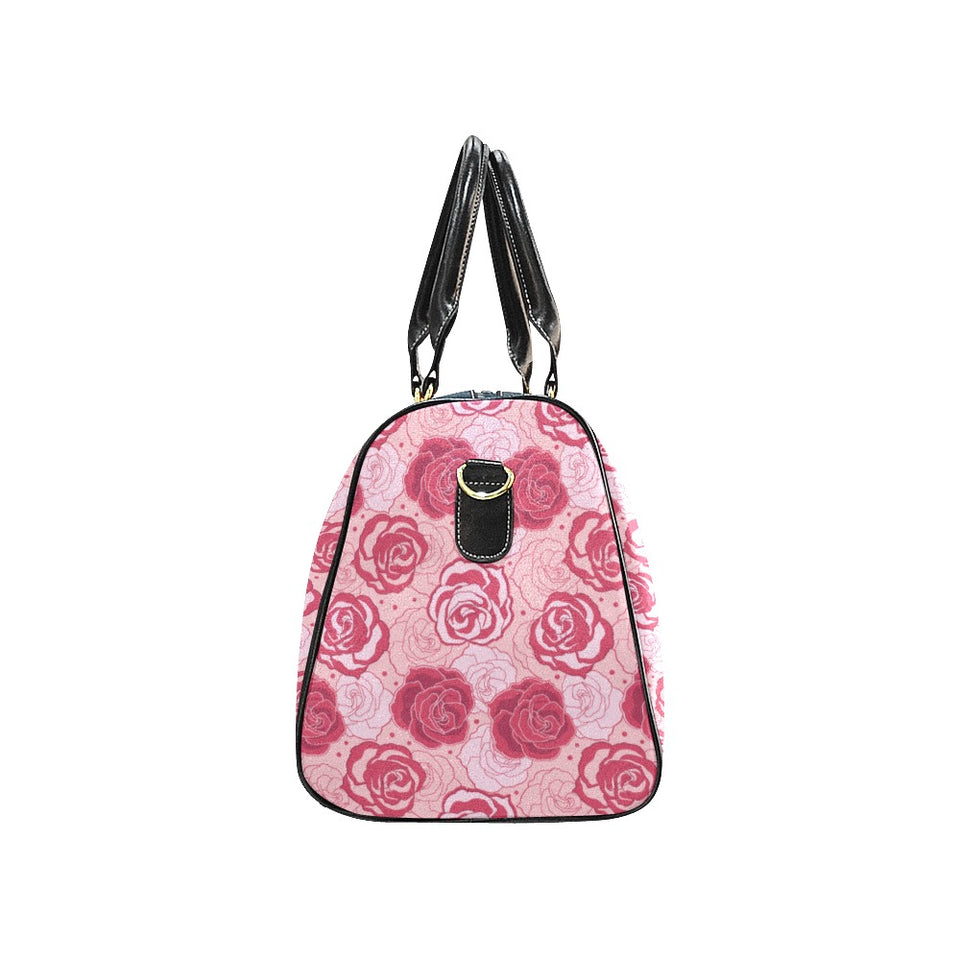 Rose Pattern Print Design 02 Travel Bag