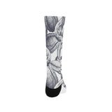 Guava tropical hand drawn pattern Crew Socks