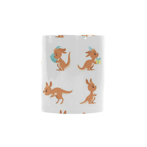 Cute Kangaroo pattern Morphing Mug Heat Changing Mug