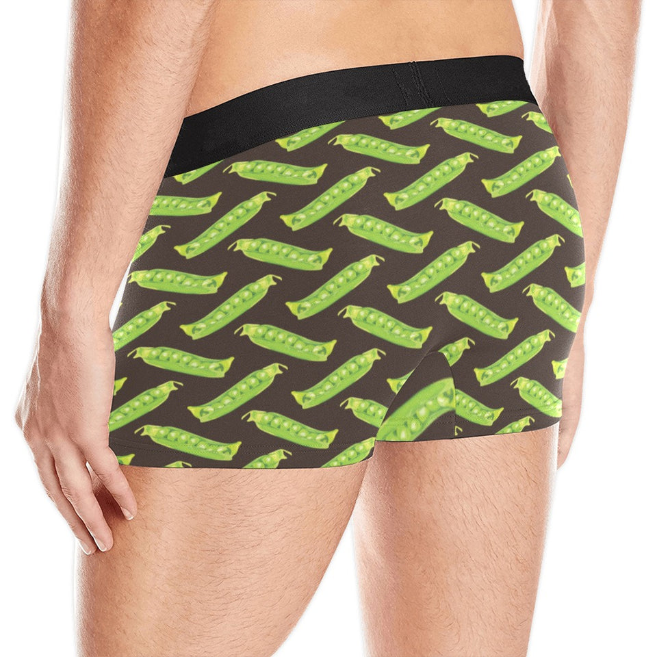 Green Peas Pattern Print Design 05 Men's All Over Print Boxer Briefs Men's Underwear