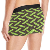 Green Peas Pattern Print Design 05 Men's All Over Print Boxer Briefs Men's Underwear