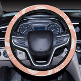 Snake lilies flower pattern Car Steering Wheel Cover
