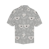 Cute koala leaves pattern Men's All Over Print Hawaiian Shirt