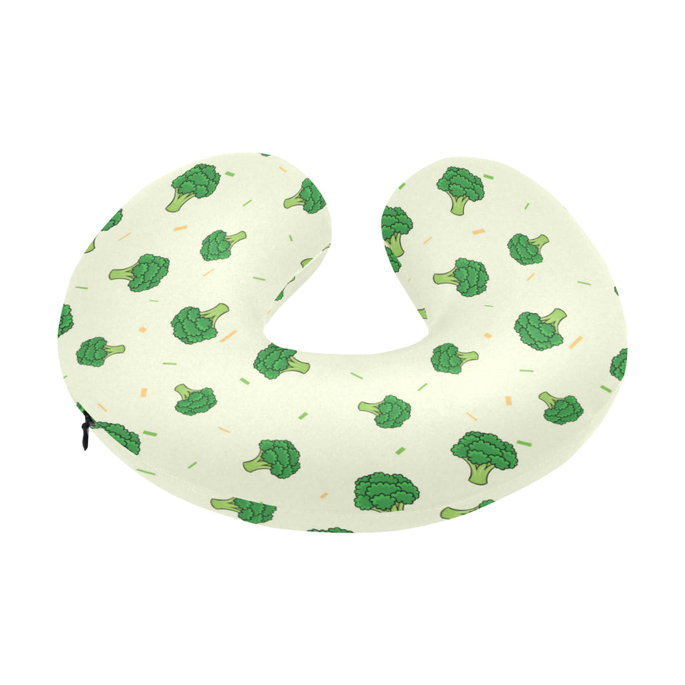 Broccoli pattern U-Shaped Travel Neck Pillow