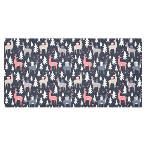 Deers Winter Christmas pattern Tablecloth