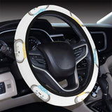 Cute Siberian Husky pattern Car Steering Wheel Cover