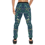 butterfly leaves pattern Unisex Casual Sweatpants