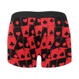 Casino Cards Suits Pattern Print Design 02 Men's All Over Print Boxer Briefs Men's Underwear