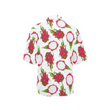 dragon fruits white background Women's All Over Print Hawaiian Shirt