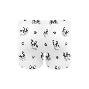 Cute french bulldog paw pattern Men's Swimming Trunks