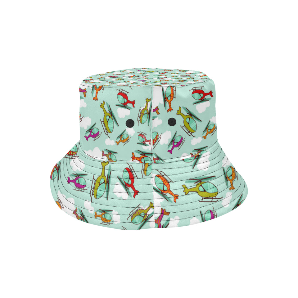 Helicopter design pattern Unisex Bucket Hat