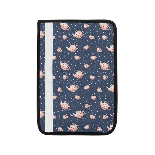 Tea pots Pattern Print Design 04 Car Seat Belt Cover