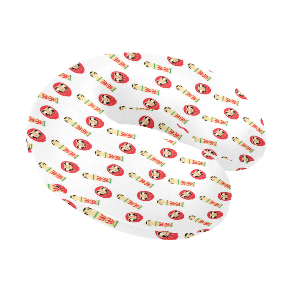 Daruma japanese wooden doll U-Shaped Travel Neck Pillow