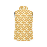 Pretzels Pattern Print Design 01 Men's Padded Vest