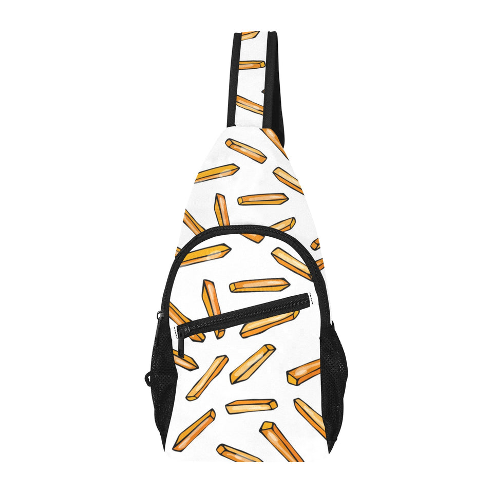 French fries potato pattern All Over Print Chest Bag