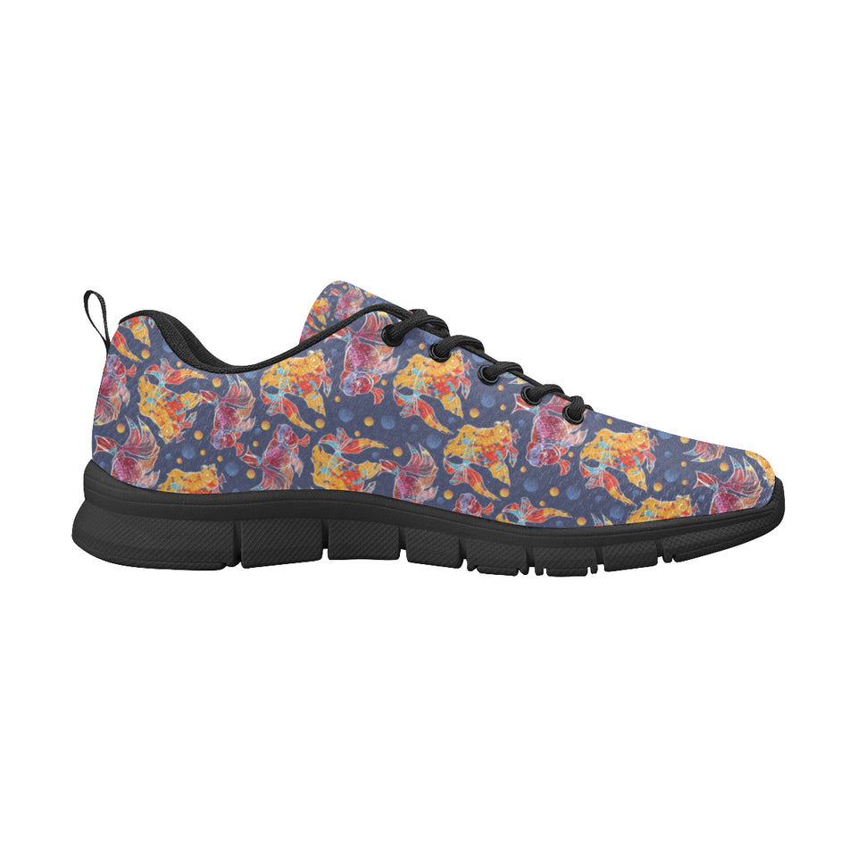 Goldfish Pattern Print Design 05 Women's Sneaker Shoes